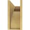 Ekena Millwork 7"W x 21"D x 14"H Classic Viola Rough Cedar Woodgrain TimberThane Corbel, Primed Tan CORUR07X21X14VIORCPR - alternate 5
